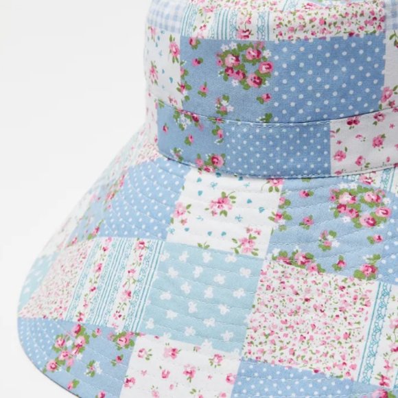 URBAN OUTFITTERS Patchwork Cone Bucket Hat NWT - Picture 3 of 4